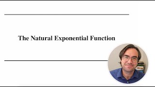 MTH 121 Prep  Derivative of the Natural Exponential Function [upl. by Weight]