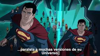 Justice League Crisis On Infinite Earths  Tráiler Oficial SUB PV [upl. by Ived588]