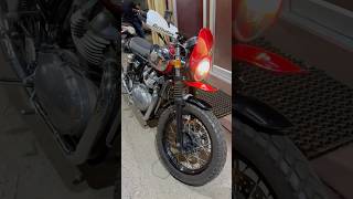 Interceptor 650 tank replacement interceptor royalenfieldbikes gt650 bikemechanic motorcycle [upl. by Aneetak]