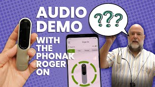 Audio demo using the Roger On with the Phonak myRogerMic app to demonstrate directional audio [upl. by Lramaj]