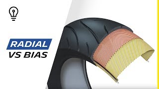 What is the difference between Radial and Bias tires  Michelin [upl. by Sivad]