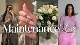 BEAUTY MAINTENANCE VLOG  SELF CARE  MASSAGE  FACIAL  HAIR  NAILS amp MORE ALLYIAHSFACE VLOGS [upl. by Jefferson]