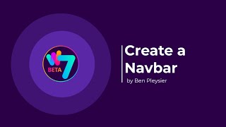 Create a Navbar [upl. by Llerrahs984]