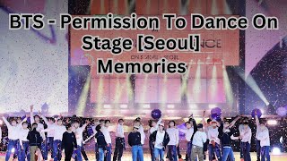 BTS  Permission To Dance On Stage Seoul  Memories  Part 2 방탄소년단  무대 위에서 춤을 출 수 있는 허가 서울 [upl. by Ardnosac835]