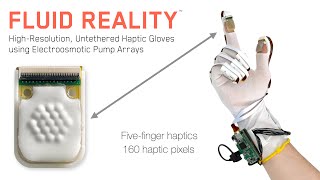 Fluid Reality HighResolution Untethered Haptic Gloves Using Electroosmotic Pump Arrays [upl. by Chenay]