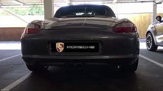 Porsche Boxster 987 Sports Exhaust  Startup amp Loud Revs [upl. by Oneg535]