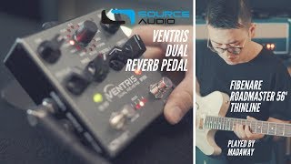 Source Audio Ventris Dual Reverb Pedal  Playthrough  Madaway [upl. by Alexander]