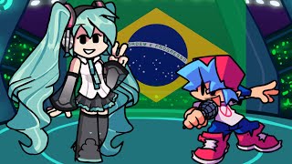 Himitsu da yo  BRAZILIAN HATSUNE MIKU REMAKE CHART [upl. by Airdnaid]