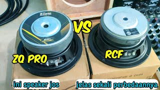 COMPARE SPEAKER RCF VS SPEAKER ZQ PRO SOUND MINIATUR 6 INCH BOX MINISCOOP [upl. by Aihseuqal]