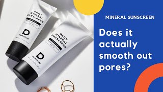 DERMSTORE DAILY MINERAL SUNSCREEN SPF40  IS IT BLURRING SKINCARE REVIEW WEAR TEST amp COMPARISONS [upl. by Atoiyanap]