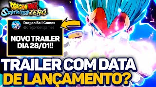 NOVO TRAILER DE DRAGON BALL SPARKING ZERO NO DIA 28 DE JANEIRO DATA DE LANÇAMENTO VEM AÍ [upl. by Anivahs731]