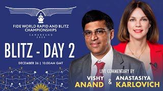 Blitz  Day 2  FIDE World Rapid amp Blitz 2023 [upl. by Ispep]