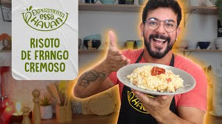 RISOTO DE FRANGO CREMOSO  DIA DOS NAMORADOS [upl. by Nolan886]