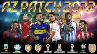 ✅ PARCHE OFICIAL ARGENTINO 2022  AZPATCH  PES 6 ⚽ 1832022 [upl. by Ahsekim]