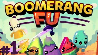 Boomerang Fu  1  EXPLODING BOOMERANGS 4 Player Gameplay [upl. by Charissa46]