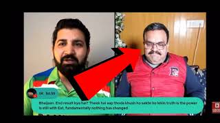 Epic Fail SelfProclaimed Journalist Farts Live on Rizwan Haiders YouTube Channel [upl. by Gerick]