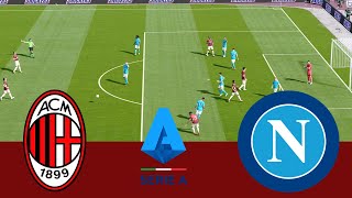 AC Milan vs Napoli  ITALY Serie A 2024  eFootball 24 [upl. by Lleumas]