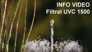 Unterwasserfilter Oase Filtral UVC 1500 mit Wasserspiel für Fertigbecken und kleineren Gartenteichen [upl. by Iclek]