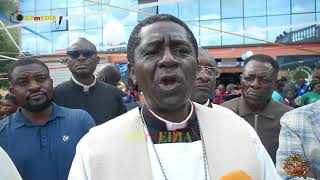 Archbishop Nkea blesses New St Blaise Hospital Bamenda [upl. by Mad]