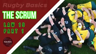 Rugby Basics The scrum part 1 rugby union [upl. by Killy149]