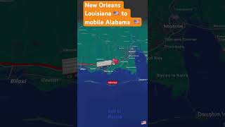 New Orleans Louisiana to mobile Alabama Alabama New Orleans [upl. by Grondin]