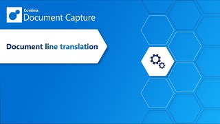 Document line translation in Continia Document Capture [upl. by Yenduhc]