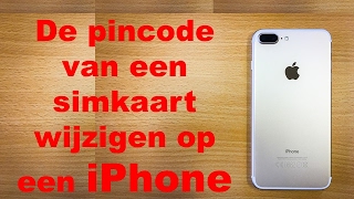 De pincode van een simkaart wijzigen op een iPhone [upl. by Berglund]