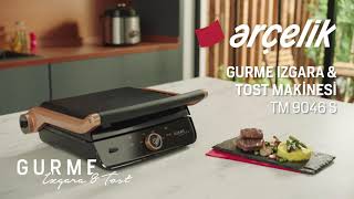 Arçelik Gurme Izgara amp Tost Makinesi TM 9046 S [upl. by Enalb]