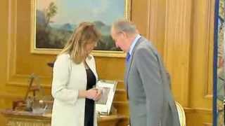 SM el Rey recibe en audiencia a la presidenta de Andalucía Susana Díaz [upl. by Aremaj]