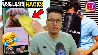 Most Useless Instagram Life Hacks [upl. by Sochor591]