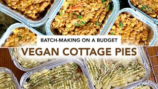 Vegan Cottage Pie Recipes  batch making on a budget [upl. by Leur]