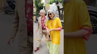 Naseeruddin Shah and his wife spotted at One8 Juhu 📷 viral shorts [upl. by Flor]