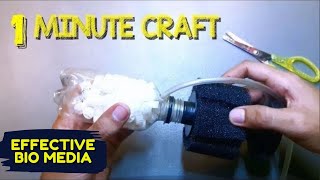 Try This Sponge Filter Setup Bio Media for Aquarium [upl. by Magnusson]