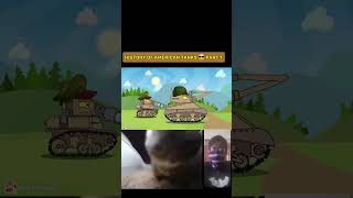 History of American tanks 😎  homeanimations shorts танки cartoonsabouttanks tank gerand [upl. by Rhianon789]