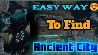 The Best Ways To Find An Ancient City In Minecraft 121JavaPEminecraft minecrafttutorial oppp [upl. by Ragland]