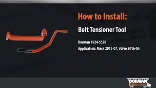 Drive belt tensioner tool installation [upl. by Olethea]