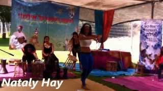 רקדנית בטן נטלי חי Belly dancer Nataly Hay [upl. by Itsyrk110]