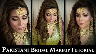 Pakistani Bridal Makeup  Step By Step Pakistani Bridal Makeup Tutorial  Chandni Singh Studio [upl. by Brey]