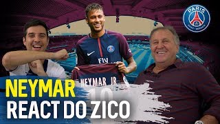 ZICO REAGE AO NEYMAR  React 4  Canal Zico 10 [upl. by Allenrad770]