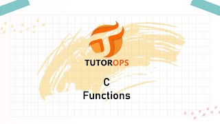 C Functions [upl. by Zel]