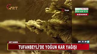 Tufanbeylide Yoğun Kar Yağışı [upl. by Dnumsed]