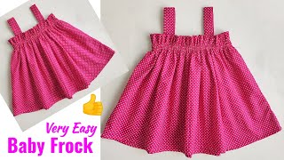 Very Easy Baby Frock cutting and stitching For 6 Month Baby  Baby Frock design [upl. by Ricardo]