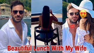 Stjepan Hauser Takes Beautiful Lunch With His Wife On Romantic Place ❤️ [upl. by Lorne134]