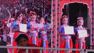 Jinisha Jain Taara Arya Swastika amp Navisha dance on Namo Namo Ji Shankara song Uttarakhand Mahotsav [upl. by Angelico]