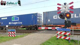 Spoorwegovergang Zenderen Borne 😍4K😍  Dutch railroad crossing [upl. by Hanley]