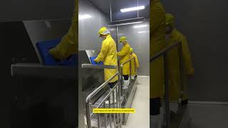 What can a hygiene station achieve in a food factory food safety and hygiene wwwwonehygienecom [upl. by Avon]