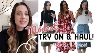 What is MODESTY  Affordable Modest Clothing Haul [upl. by Consolata]