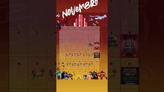 November Calendar gamedesign gaming [upl. by Diogenes389]