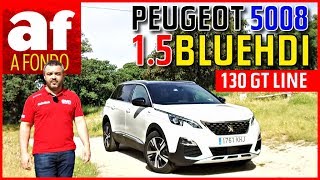 Peugeot 5008 15 BlueHDI 130 GT Line  Review al detalle [upl. by Ykvir]