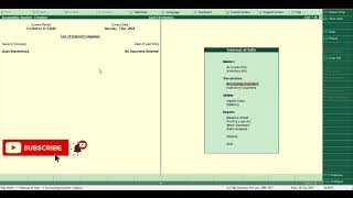 Purchase and sale of stock item in TallyErp 9 software tally tallyprime account accounting [upl. by Eerahc396]